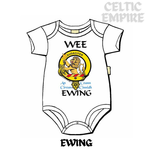 Ewing Scottish Family Clan Crest Baby Jumper