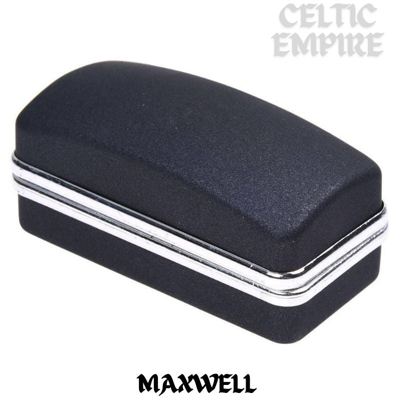 Maxwell Family Clan Crest Scottish Cufflinks; Pewter, Sterling Silver and Karat Gold