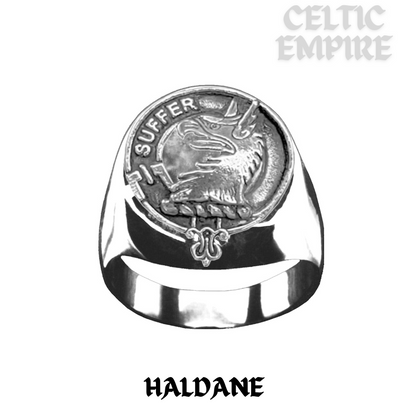 Haldane Scottish Family Clan Crest Ring