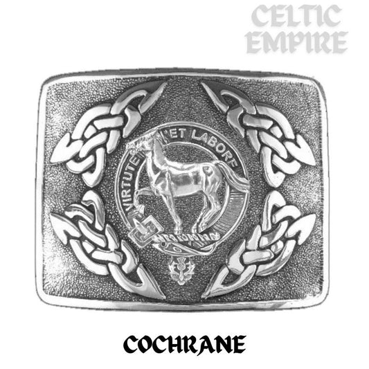 Cochrane Family Clan Crest Interlace Kilt Belt Buckle