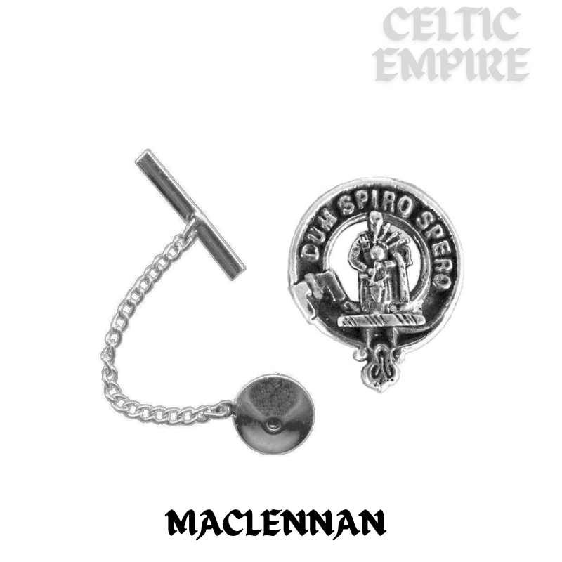 MacLennan Family Clan Crest Scottish Tie Tack/ Lapel Pin