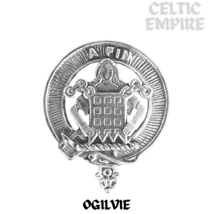 Ogilvie Family Clan Crest Kilt Pin, Scottish Pin