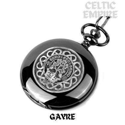 Gayre Scottish Family Clan Crest Pocket Watch