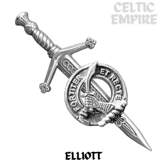 Elliott Scottish Family Small Clan Kilt Pin