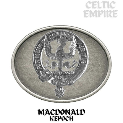 MacDonald Keppoch Family Clan Crest Regular Buckle