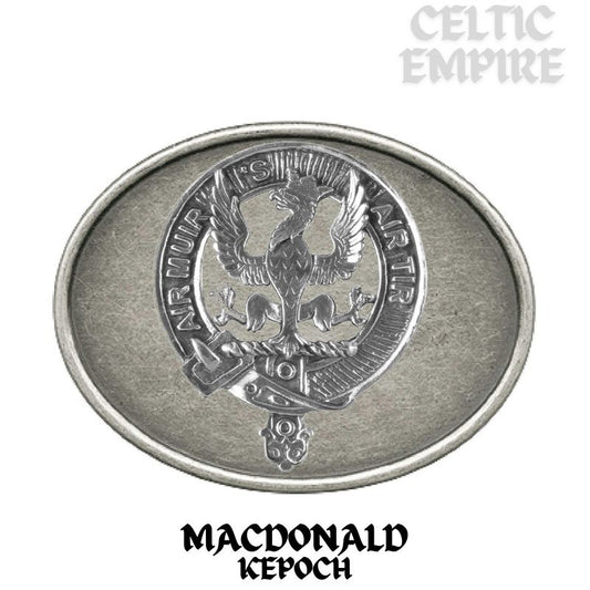 MacDonald Keppoch Family Clan Crest Regular Buckle