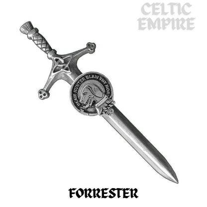 Forrester Family Clan Crest Kilt Pin, Scottish Pin