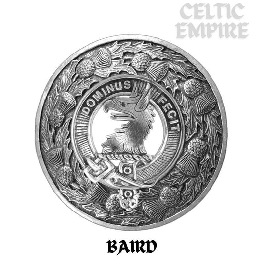 Baird Family Clan Badge Scottish Plaid Brooch