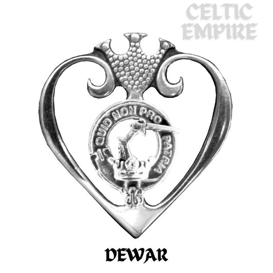 Dewar Family Clan Crest Luckenbooth Brooch or Pendant