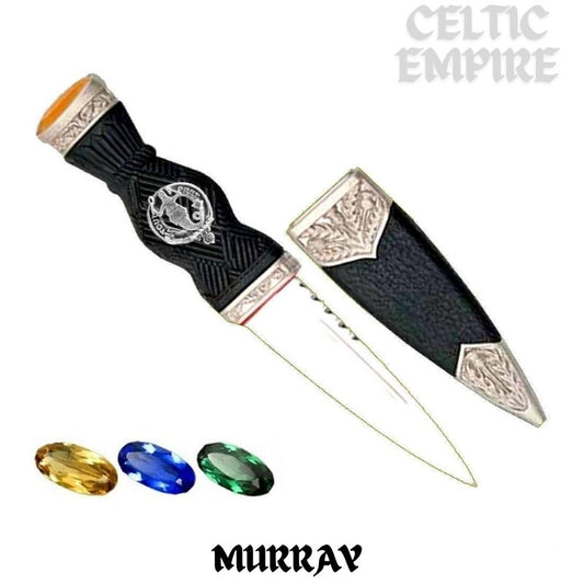 Murray Family Clan Crest Sgian Dubh, Scottish Knife