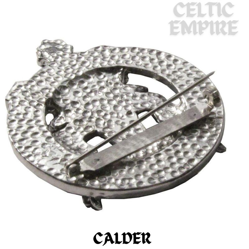Calder Family Clan Crest Scottish Cap Badge