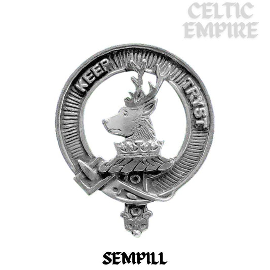 Sempill Family Clan Stainless Steel Key Ring