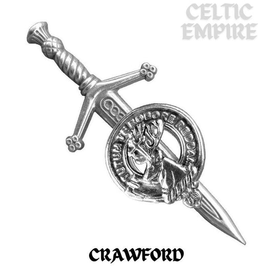 Crawford Scottish Family Small Clan Kilt Pin