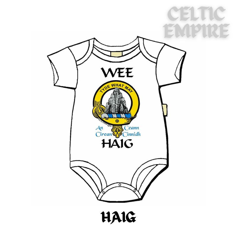 Haig Scottish Family Clan Crest Baby Jumper