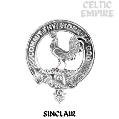 Sinclair Scottish Family Clan Embroidered Crest