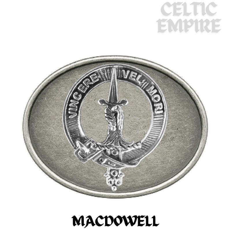 MacDowell Family Clan Crest Regular Buckle