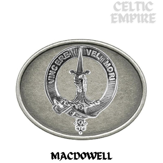 MacDowell Family Clan Crest Regular Buckle