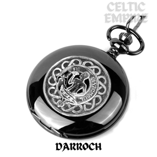 Darroch Scottish Family Clan Crest Pocket Watch