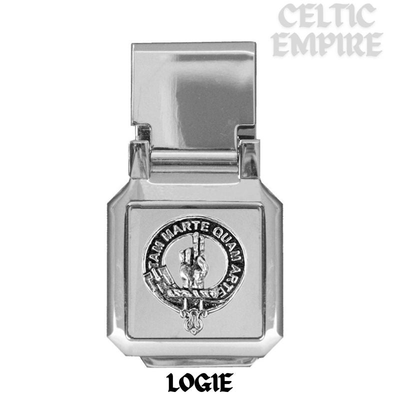 Logie Scottish Family Clan Crest Money Clip