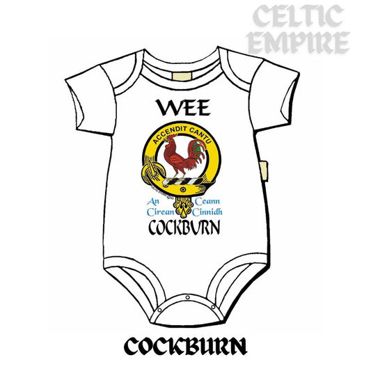 Cockburn Scottish Family Clan Crest Baby Jumper