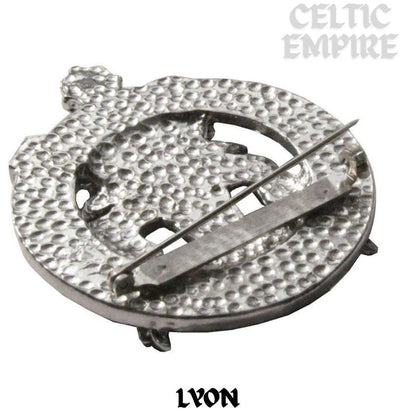 Lyon Family Clan Crest Scottish Cap Badge