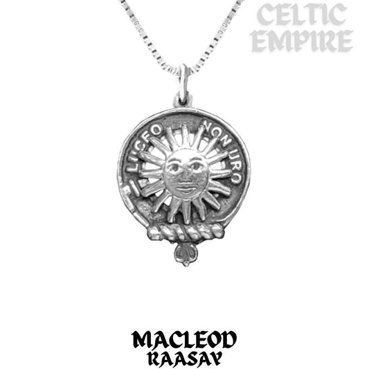 MacLeod (Raasay) Family Clan Crest Scottish Pendant