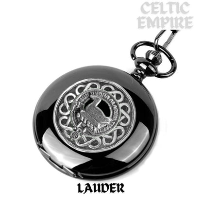 Lauder Scottish Family Clan Crest Pocket Watch