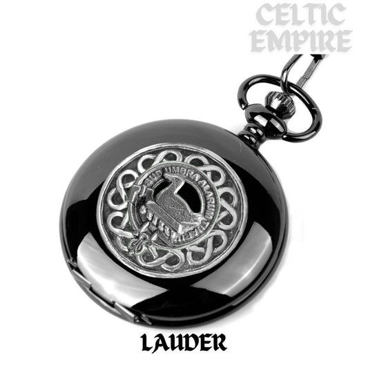 Lauder Scottish Family Clan Crest Pocket Watch