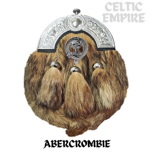 Abercrombie Scottish Family Clan Crest Badge Dress Fur Sporran