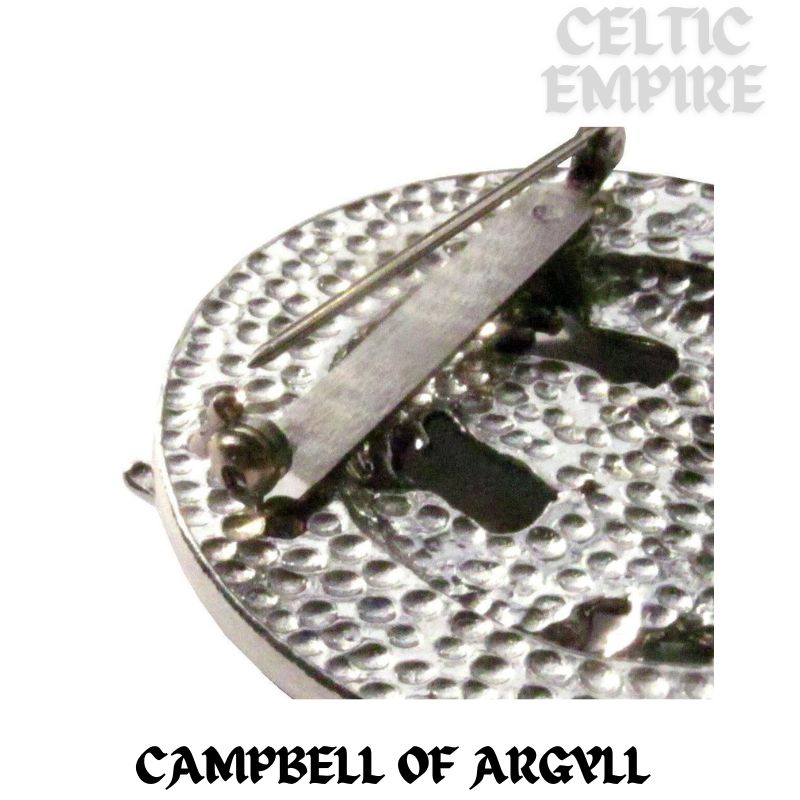 Campbell Argyll Family Clan Crest Scottish Cap Badge