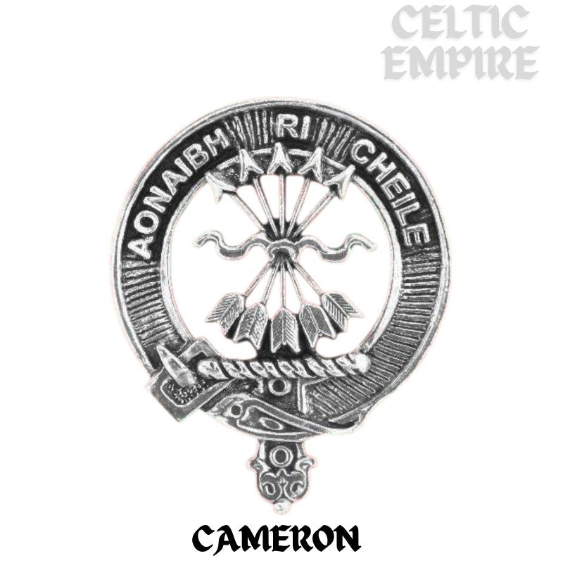Cameron Family Clan Crest Celtic Cuff Bracelet