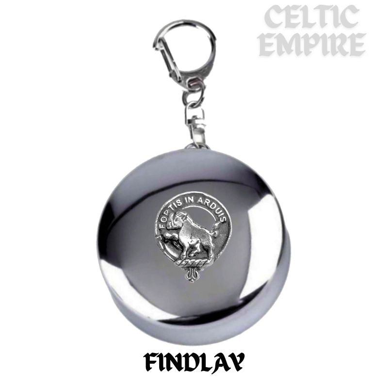 Findlay Scottish Family Clan Crest Folding Cup Key Chain