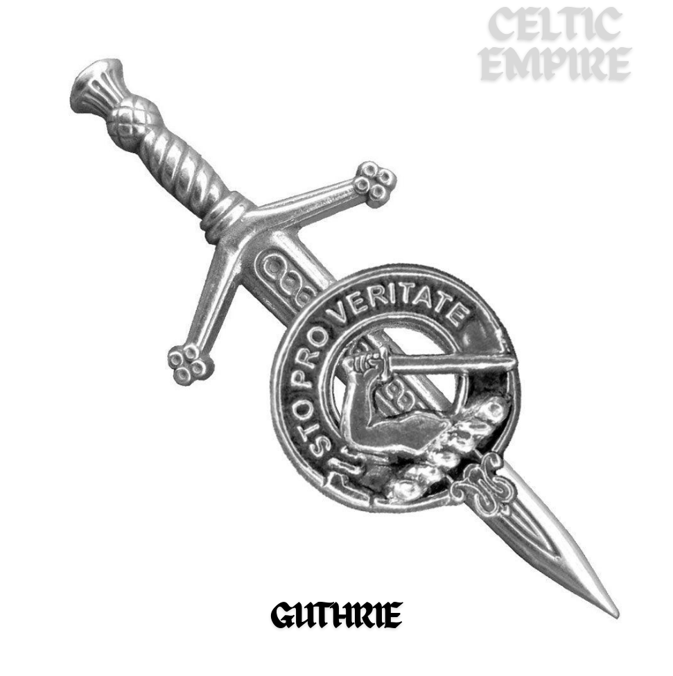 Guthrie Scottish Small Family Clan Kilt Pin