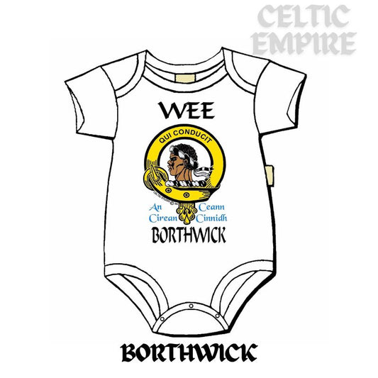 Borthwick Scottish Family Clan Crest Baby Jumper