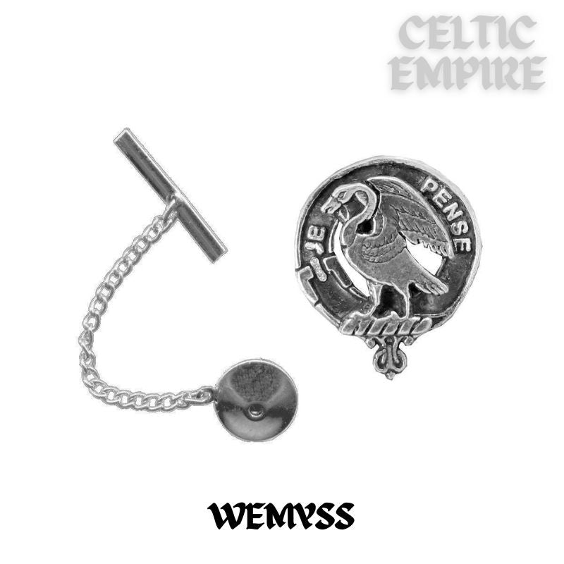 Wemyss Family Clan Crest Scottish Tie Tack/ Lapel Pin