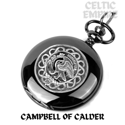 Campbell Calder Scottish Family Clan Crest Pocket Watch