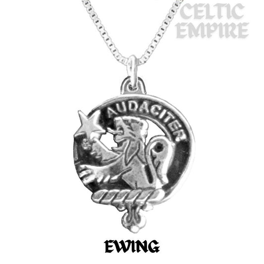 Ewing Family Clan Crest Scottish Pendant