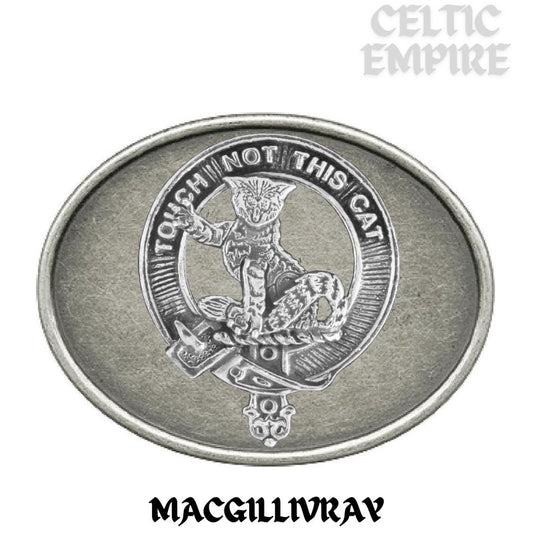 MacGillivray Family Clan Crest Regular Buckle