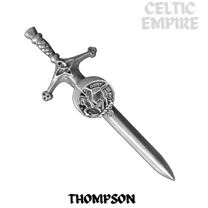 Thompson Family Clan Crest Kilt Pin, Scottish Pin