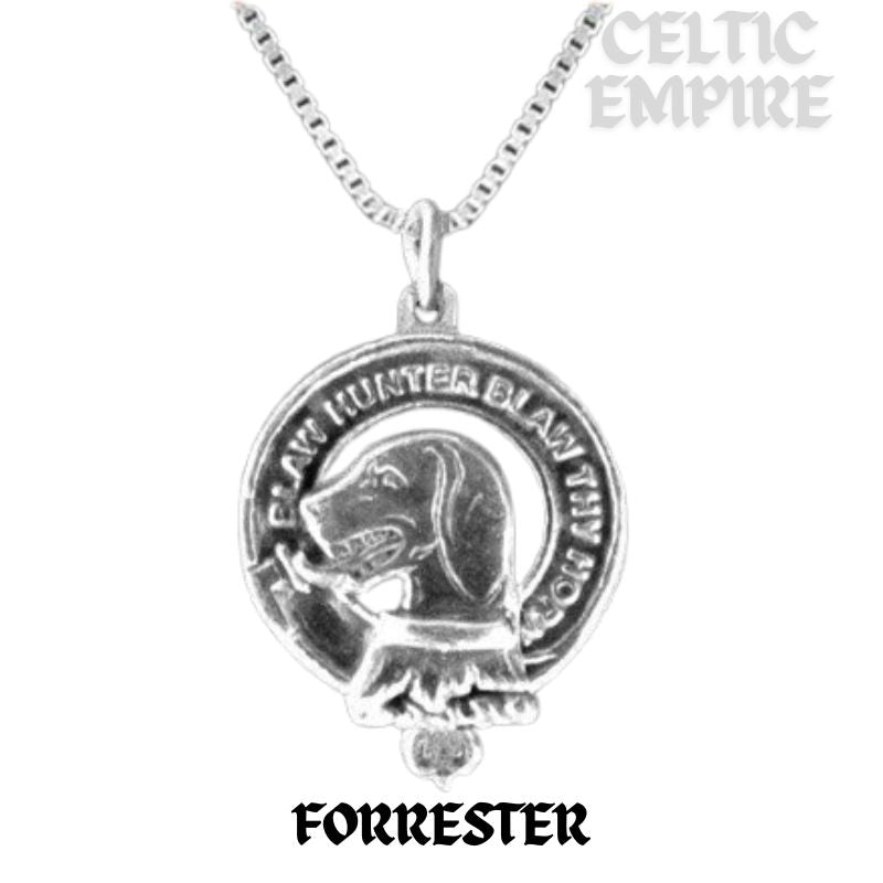 Forrester Family Clan Crest Scottish Pendant