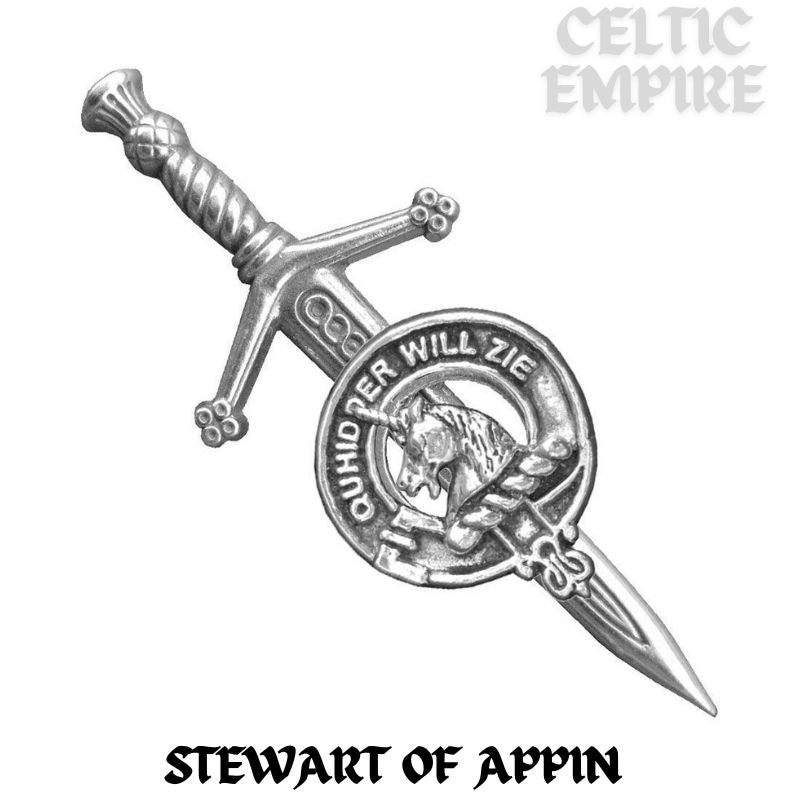 Stewart  Appin  Scottish Small Family Clan Kilt Pin