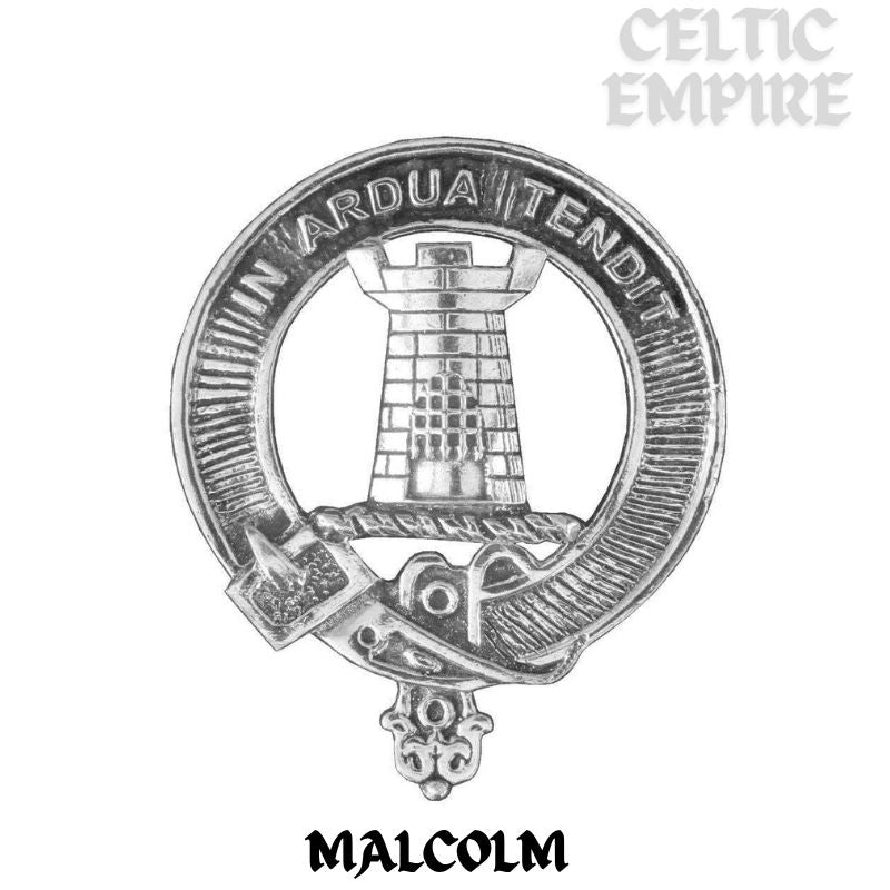 Malcolm Scottish Family Clan Crest Badge Dress Fur Sporran