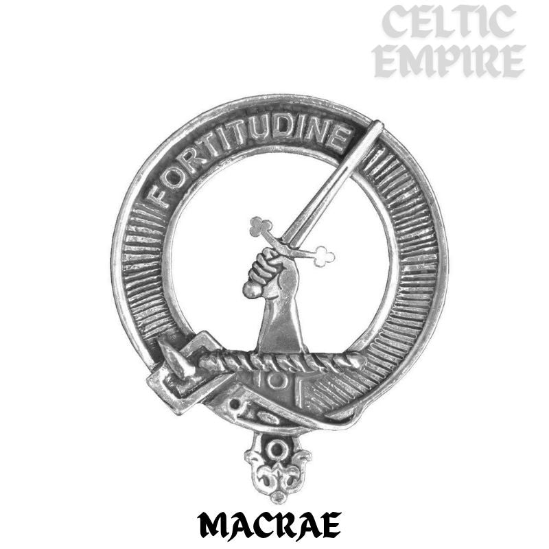 MacRae Family Clan Crest Scottish Cap Badge