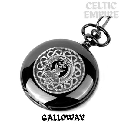 Galloway Scottish Family Clan Crest Pocket Watch