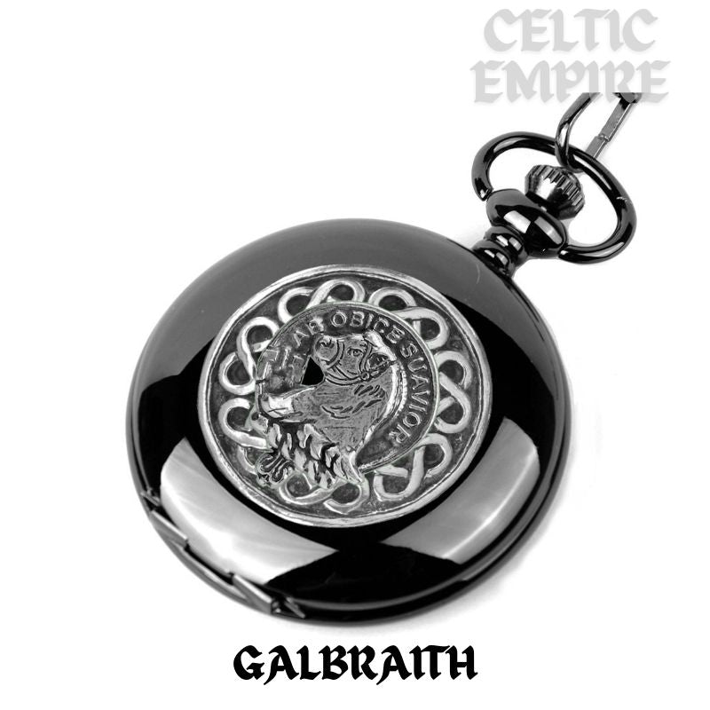 Galbraith Scottish Family Clan Crest Pocket Watch