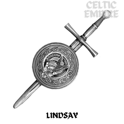 Lindsay Scottish Family Clan Dirk Shield Kilt Pin