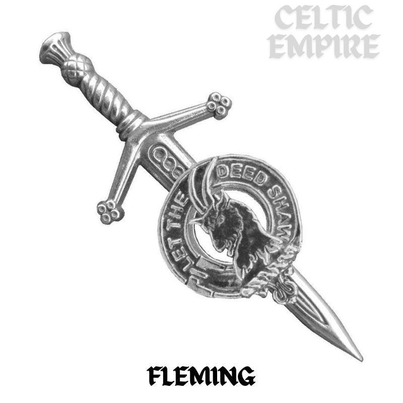 Fleming Scottish Family Small Clan Kilt Pin