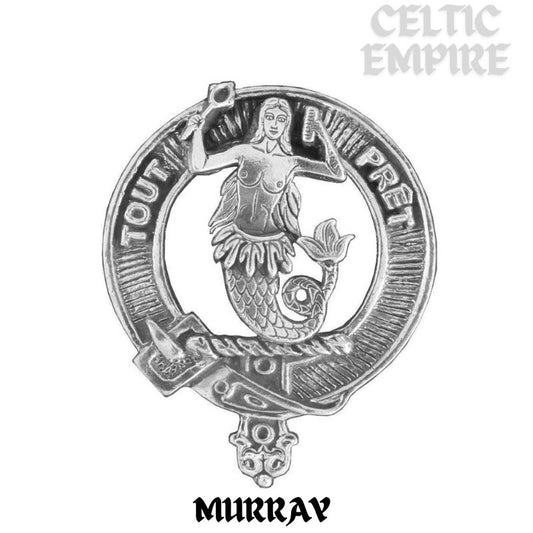 Murray  Mermaid  Family Clan Crest Scottish Cap Badge