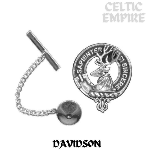 Davidson Family Clan Crest Scottish Tie Tack/ Lapel Pin