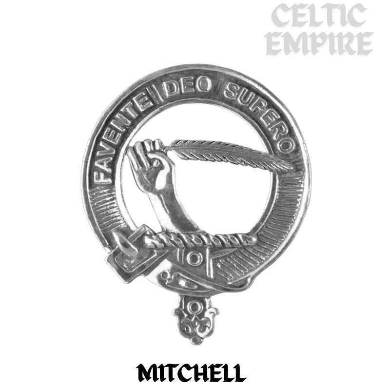 Mitchell Scottish Family Clan Crest Ring Sterling Silver and Karat Gold